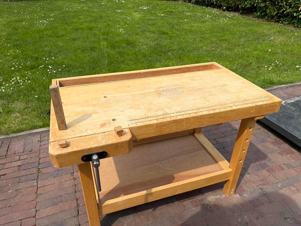 Timmertafel/werkbank kinderen, Ophalen, Gebruikt, 70 tot 120 cm, Bankschroef
