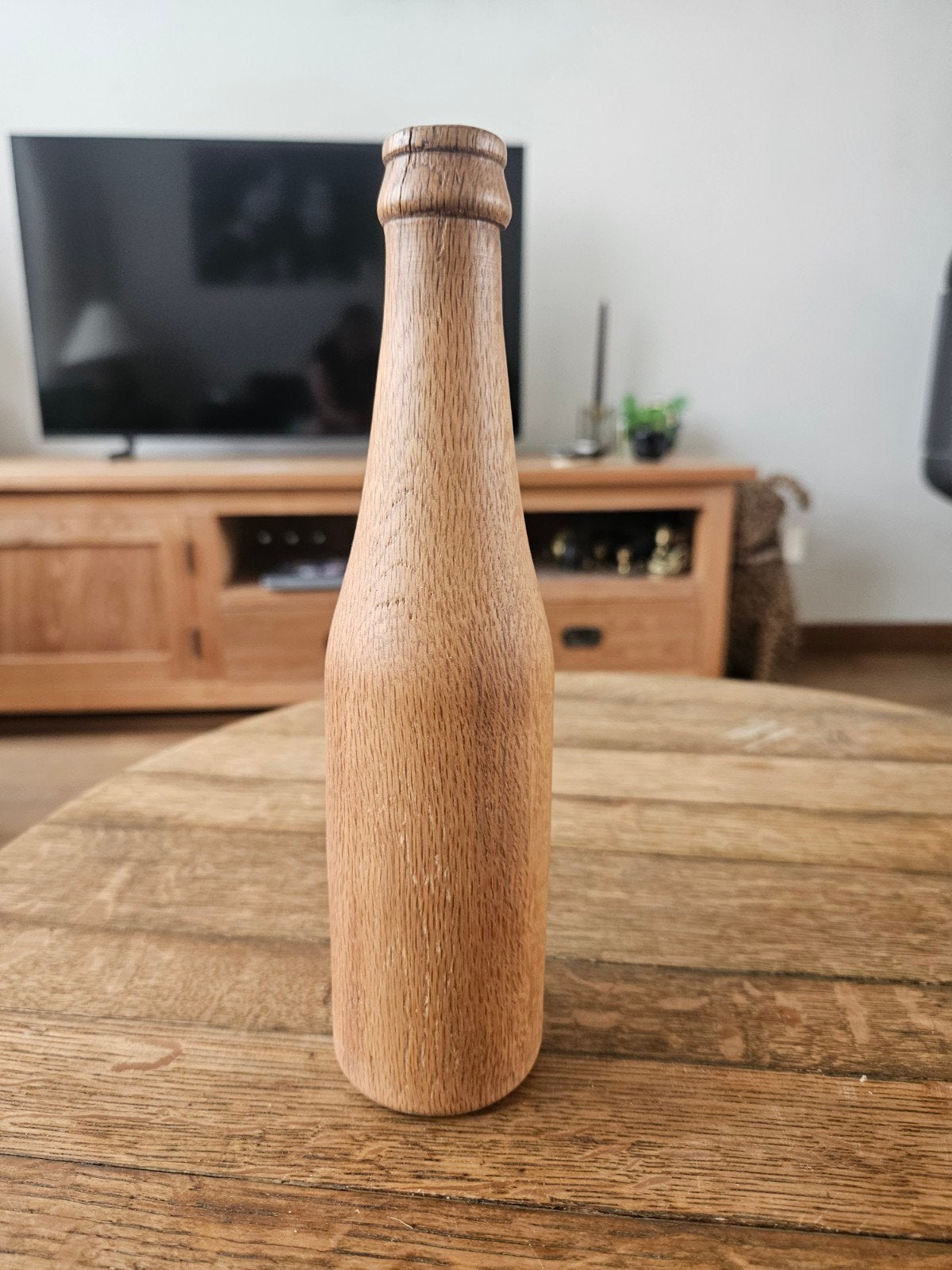 Handgemaakte Houten Bierfles - 1:1 Heineken Replica, Ophalen of Verzenden