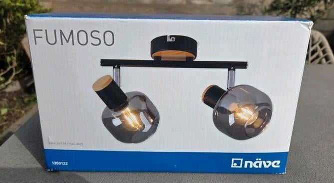 Plafondlamp rookglas, Ophalen of Verzenden, Nieuw, Minder dan 50 cm