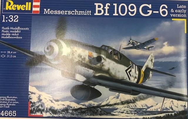 Coelianmodels, Revell 04665, Bf109 G-6, 1/32, € 32,50, Revell, Nieuw, Ophalen of Verzenden, Groter dan 1:72