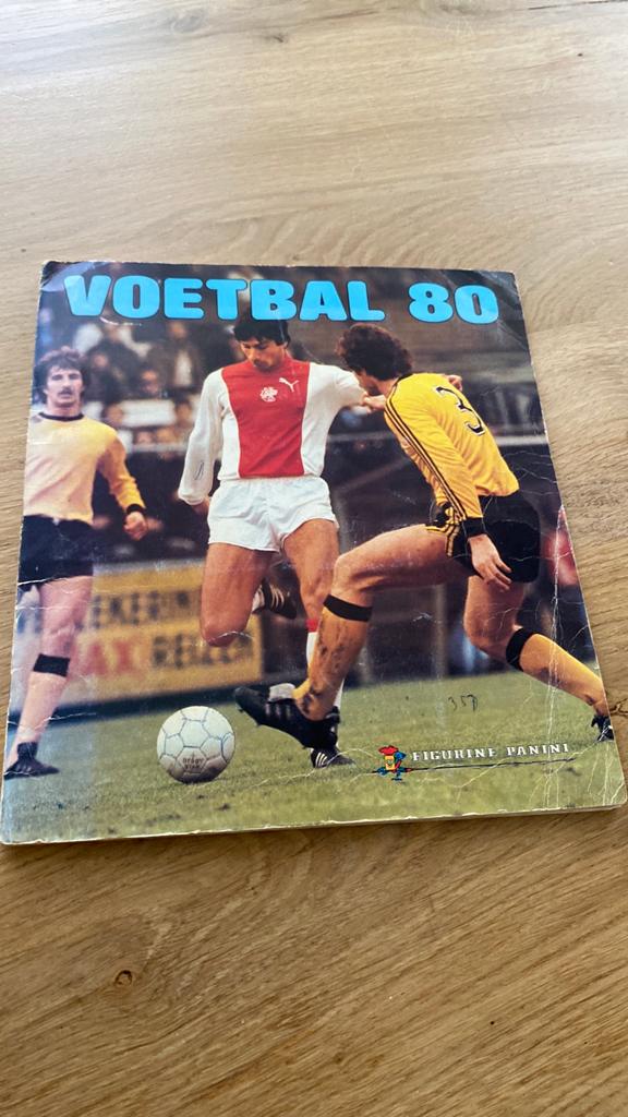 Panini voetbal 80 grotendeels vol, Ophalen of Verzenden, Zo goed als nieuw, Ajax, Poster, Plaatje of Sticker