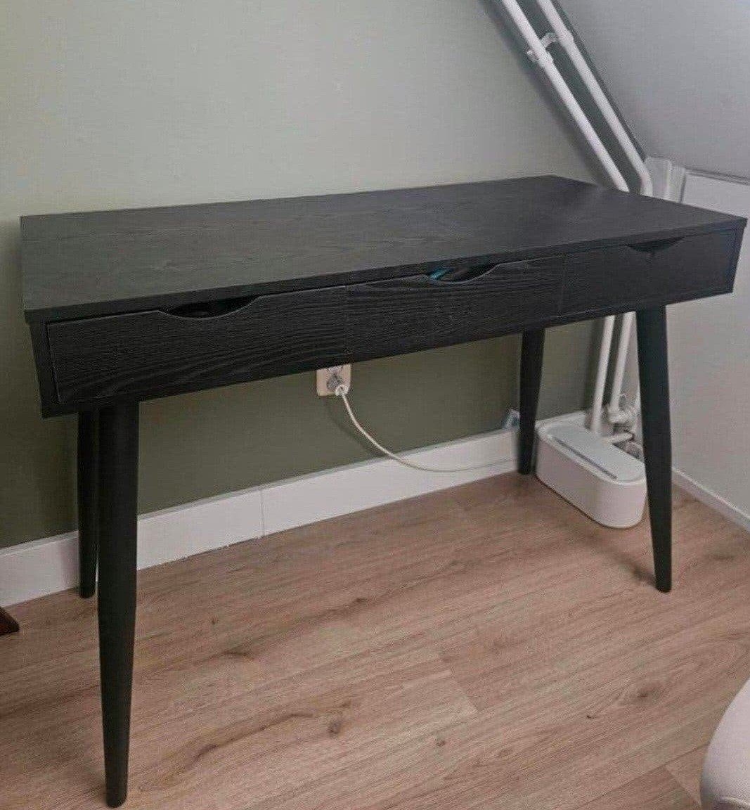 By Fonq zwart bureau Thijs, Ophalen, 100 tot 150 cm, Scandinavisch, Zo goed als nieuw