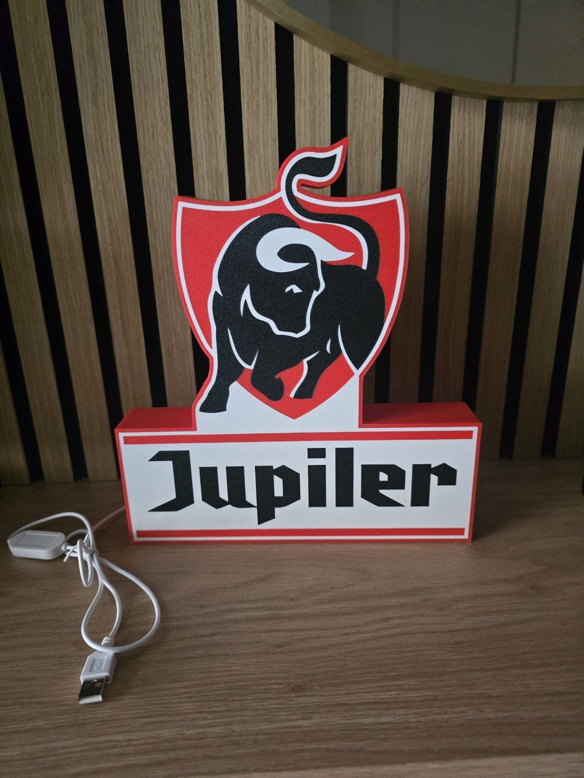 Jupiler LED Verlichting Reclamebord, Overige merken, Kunststof, Ophalen of Verzenden, Zo goed als nieuw