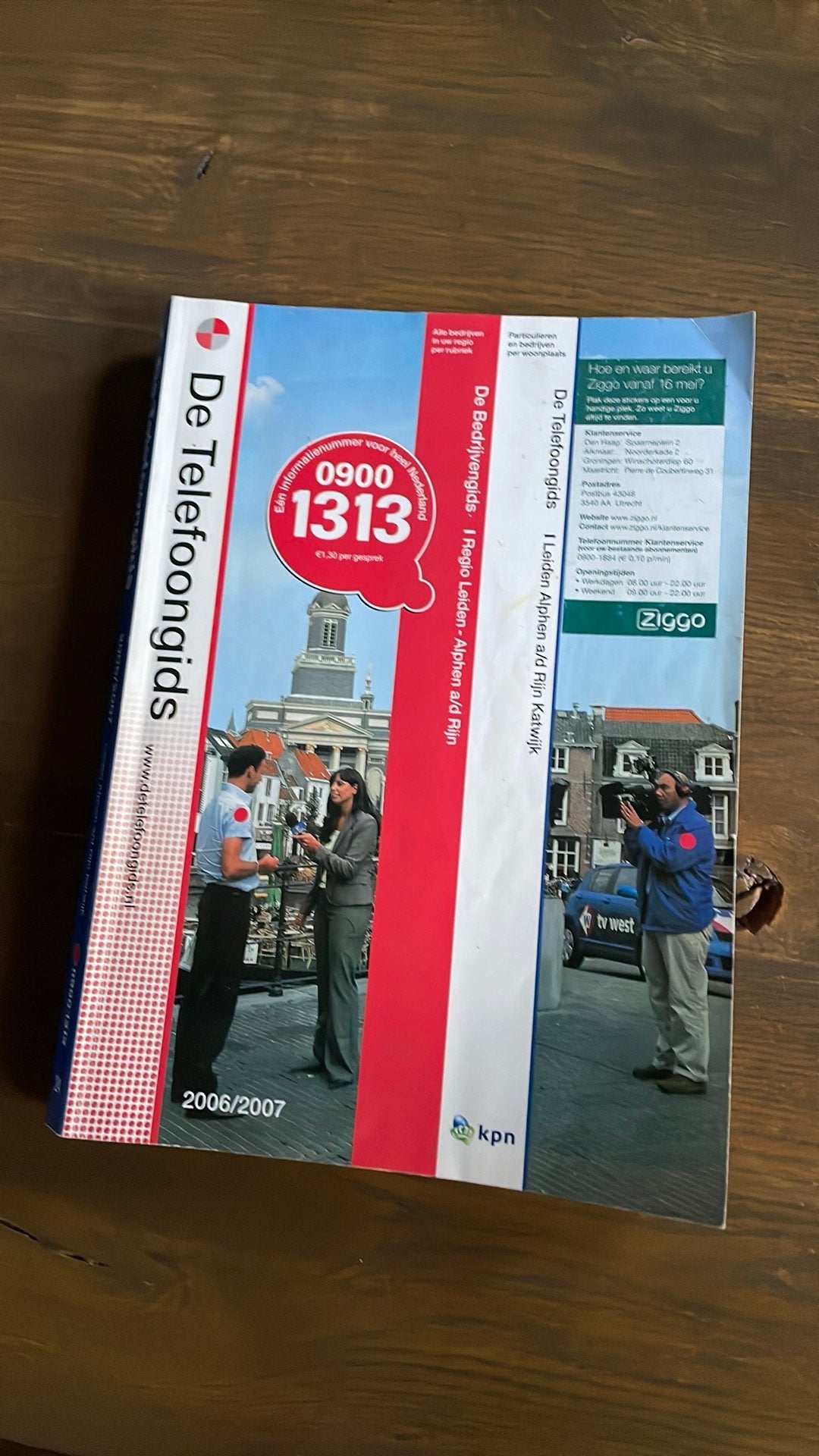 Telefoongids / bedrijvengids regio Leiden 2006/2007, Ophalen of Verzenden, Zo goed als nieuw