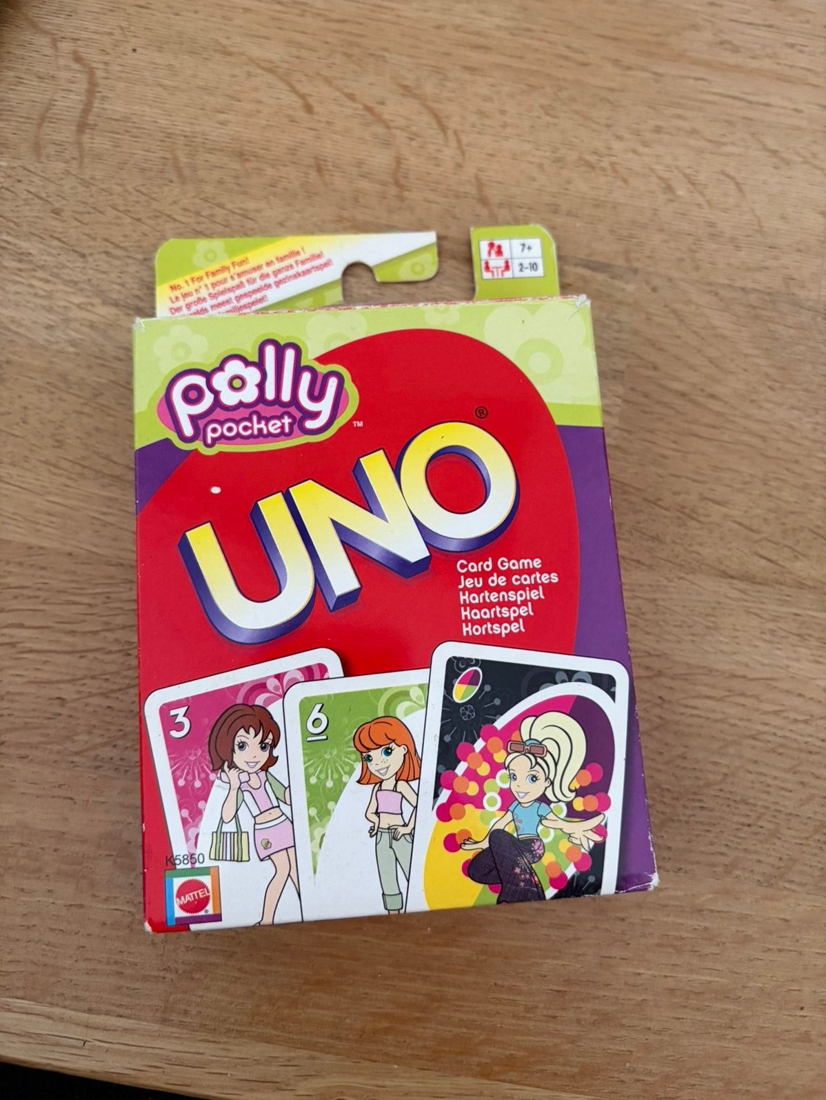 UNO polly pocket versie, Hobby en Vrije tijd, Vijf spelers of meer, Ophalen, Zo goed als nieuw