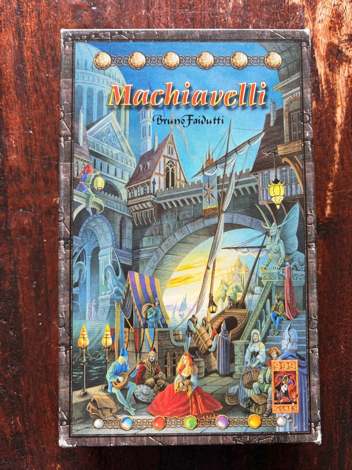 Machiavelli Bordspel - Strategisch Kaartspel 999 games, Een of twee spelers, Ophalen of Verzenden, Gebruikt