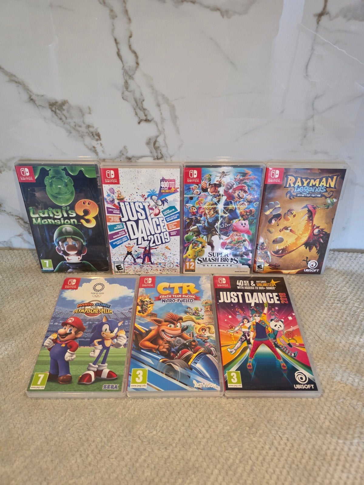 LEGE Nintendo Switch doosjes / cases - 7 stuks, Meerdere comics, Ophalen of Verzenden, Amerika