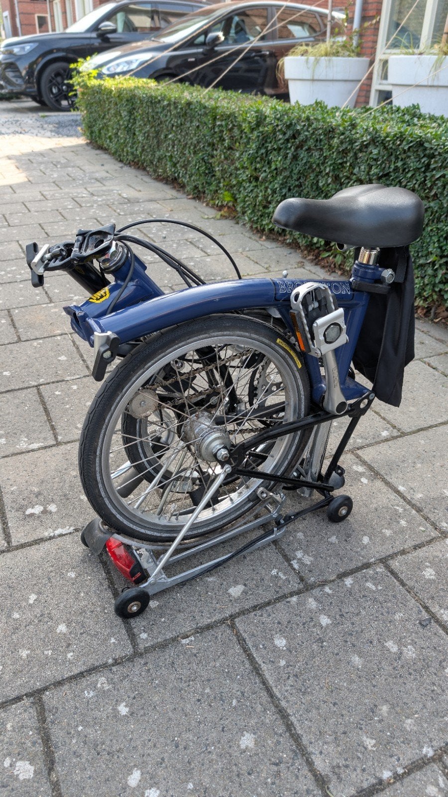 Brompton vouwfiets - Recent onderhouden, nieuwe binnenbanden