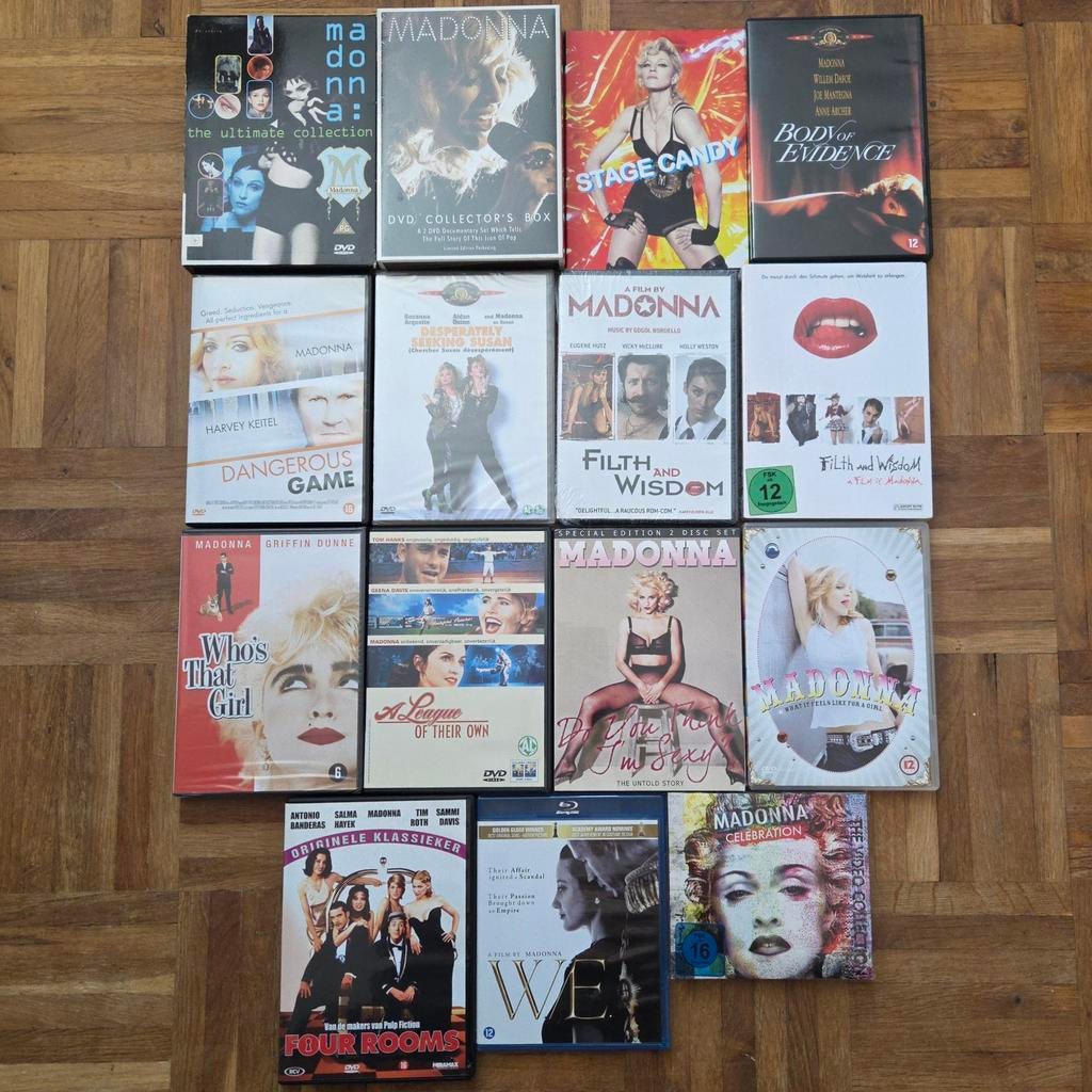 Madonna DVD's verzameling, Alle leeftijden, Vechtsport, Boxset, Ophalen of Verzenden