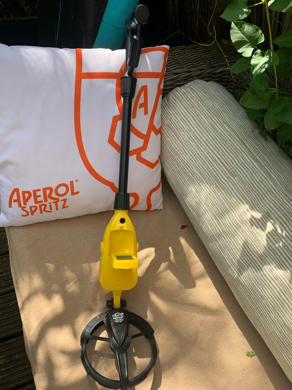 Buki Metaaldetector voor kids - Geel, Ophalen of Verzenden, Zo goed als nieuw, 30 cm of minder, Overige merken