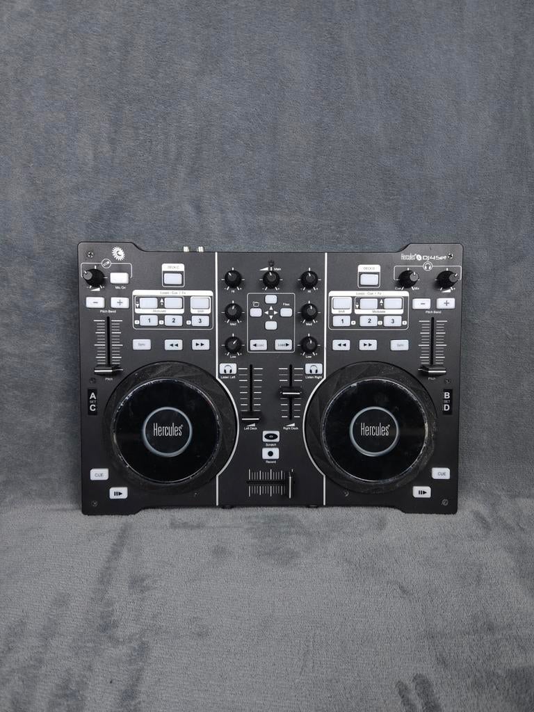 Hercules DJ Controller DJ4Set Zwart USB Audio Interface., Overige merken, ., Ophalen of Verzenden, Zo goed als nieuw
