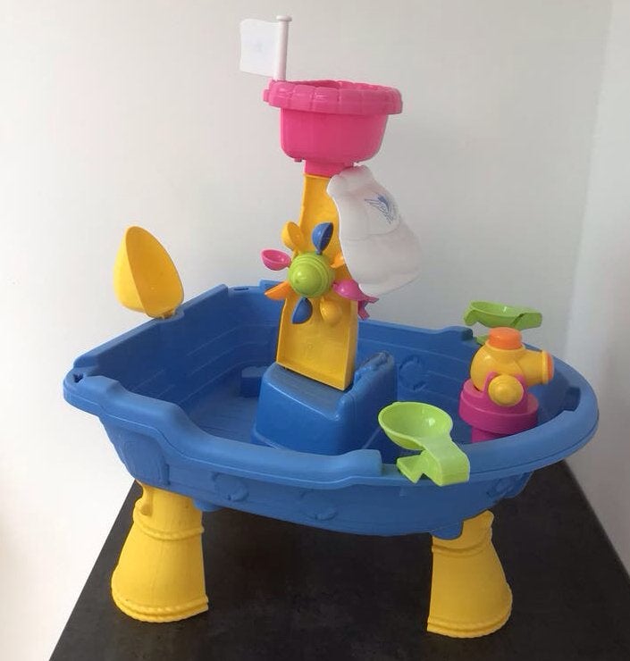 Piraten water/zandtafel leuk voor de kleine kids 50x42x62 cm, Ophalen, Nieuw