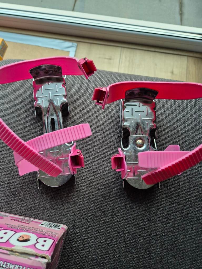 Verstelbare kinderschaatsen roze, Ophalen of Verzenden, Gebruikt, Overige typen
