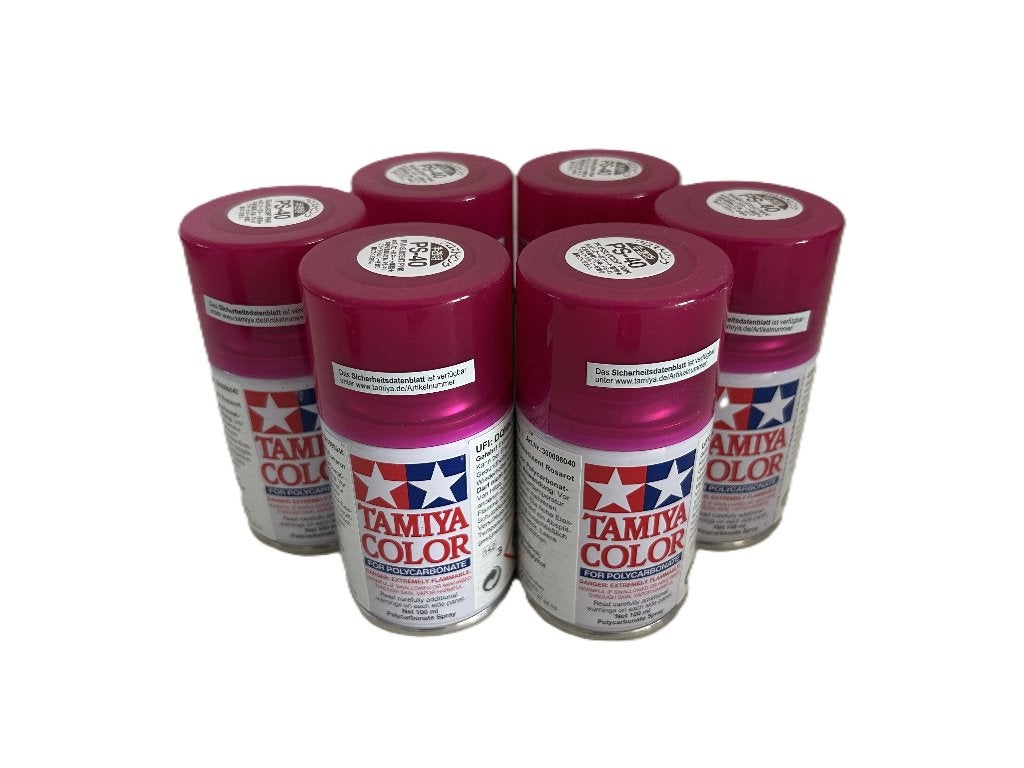 Tamiya 86040 PS-40 Transparant pink 100ml Spray rc, Ophalen of Verzenden, Nieuw, Onderdeel