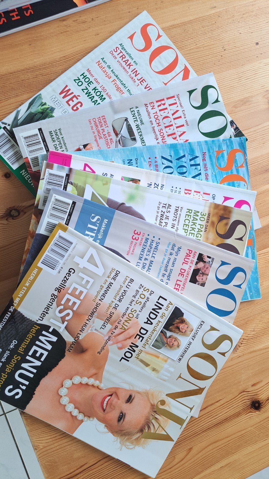 7 Sonja tijdschriften - diverse edities, Ophalen, Gelezen, Damesbladen