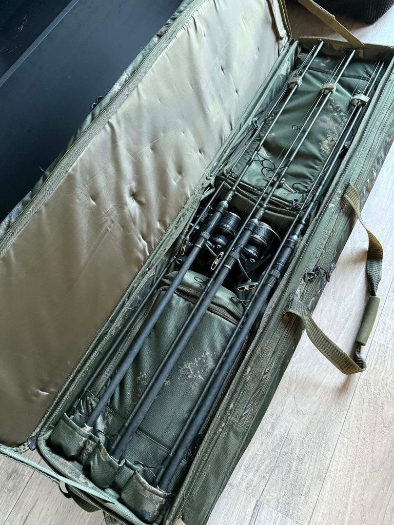 Nash Scope 10ft 3lb,shimano 5500xtd,Nash scope r10 transport, Ophalen, Gebruikt, Complete set