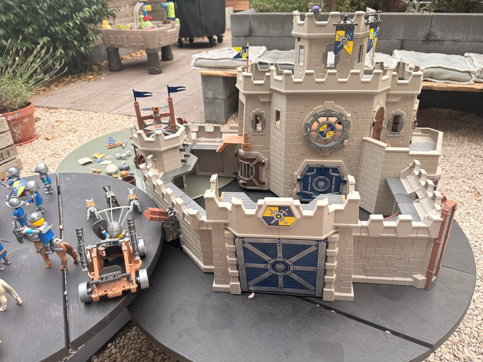 Playmobil Novelmore Grote Burcht 70220 + extra's, Ophalen, Complete set, Zo goed als nieuw, Kasteel/Fort
