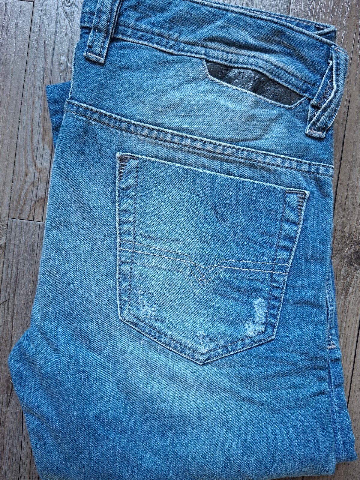 DIESEL Safado regular-slimfit jeans W30 L32, Diesel, Blauw, Nieuw, W32 (confectie 46) of kleiner