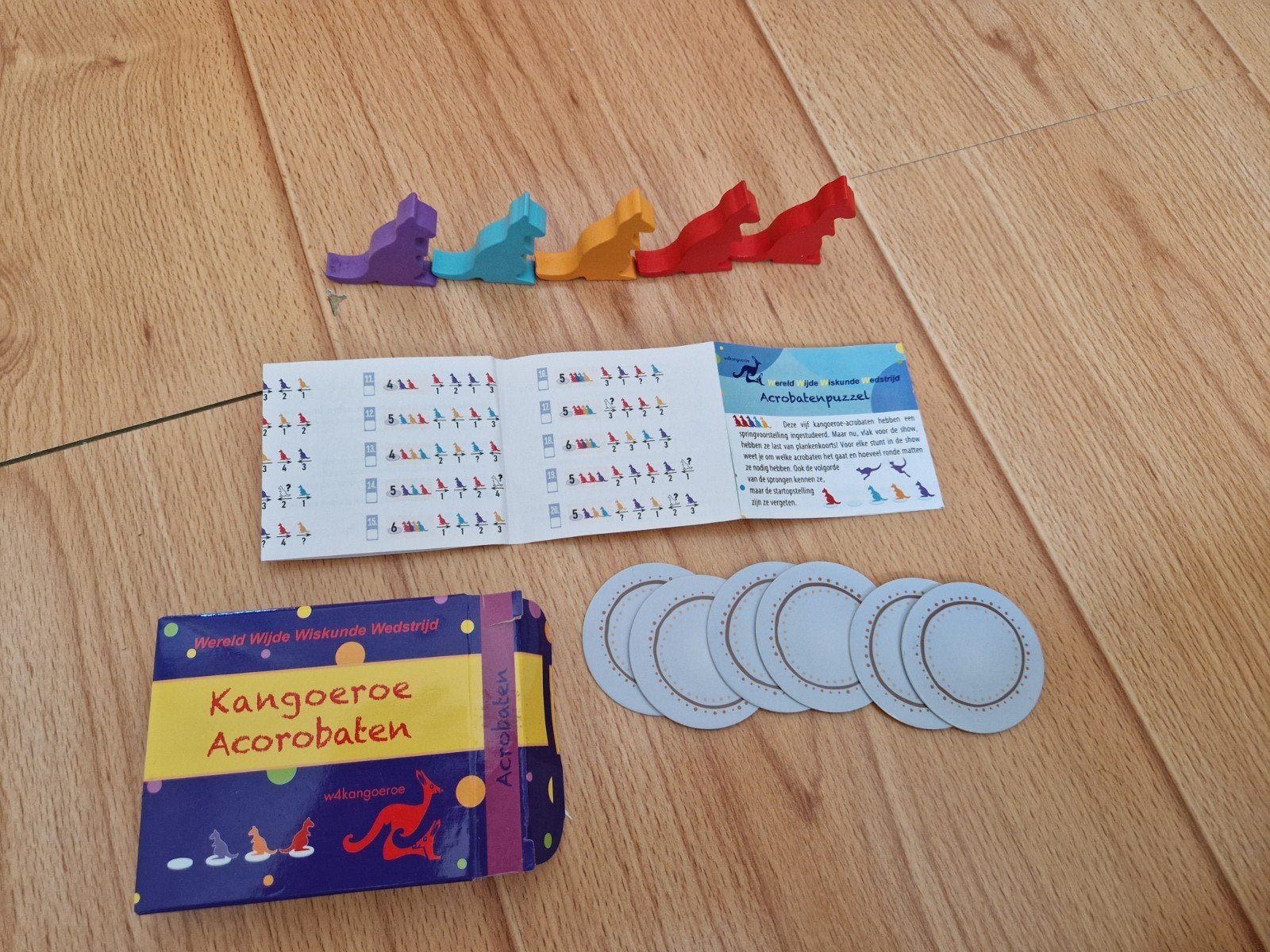 W4 kangeroe wedstrijd spelen wiskunde, Ophalen of Verzenden, Nieuw, Rekenen