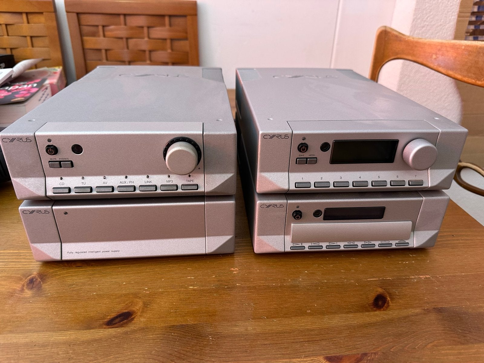 Cyrus 8 vs, PSX-R, CD-6 en FM-tuner - Complete set, Ophalen, Gebruikt, 120 watt of meer, Overige merken