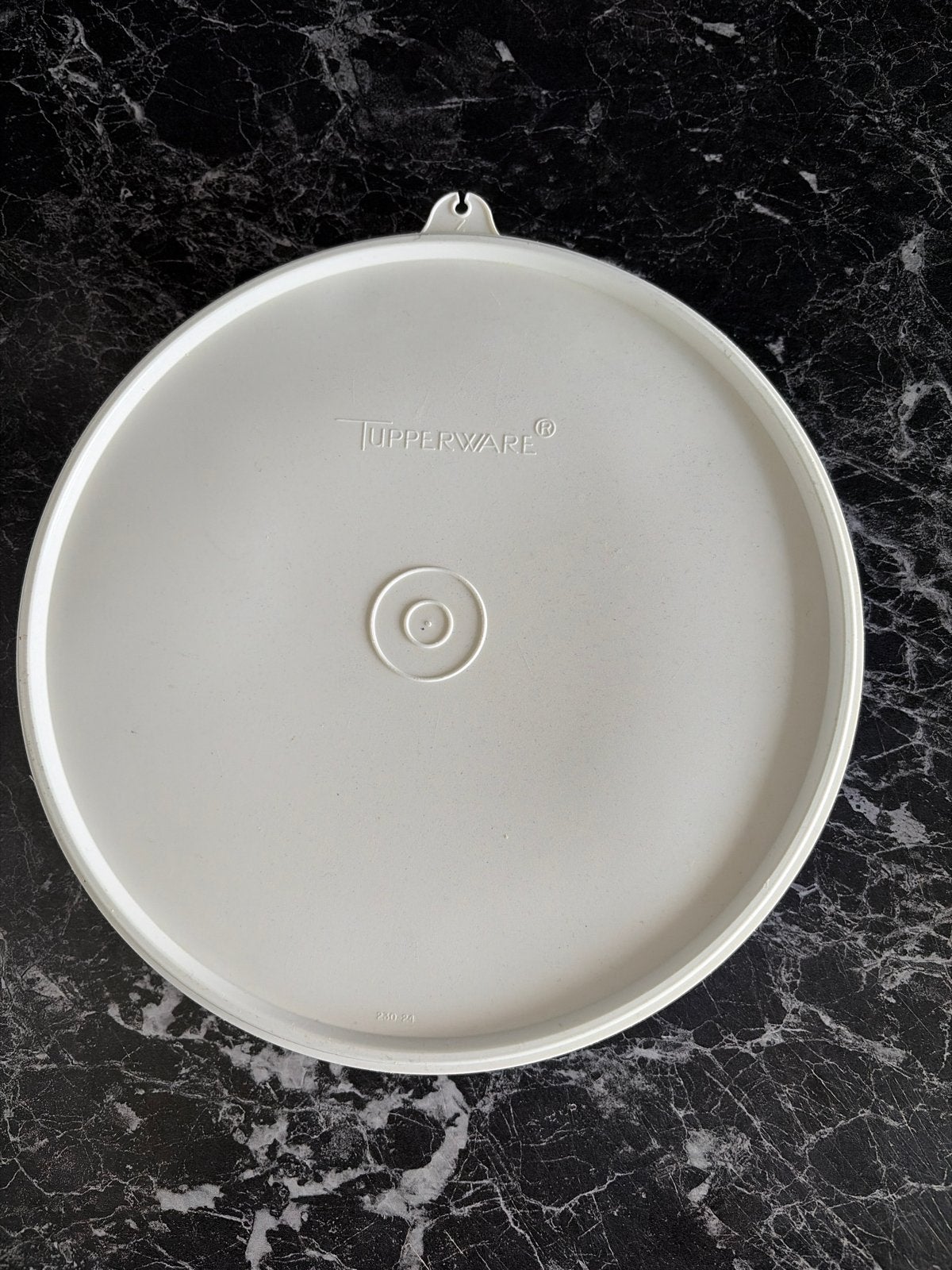 Tupperware bord met deksel - Gebruikt, goede staat, Gebruikt, Blauw, Ophalen of Verzenden, Met deksel