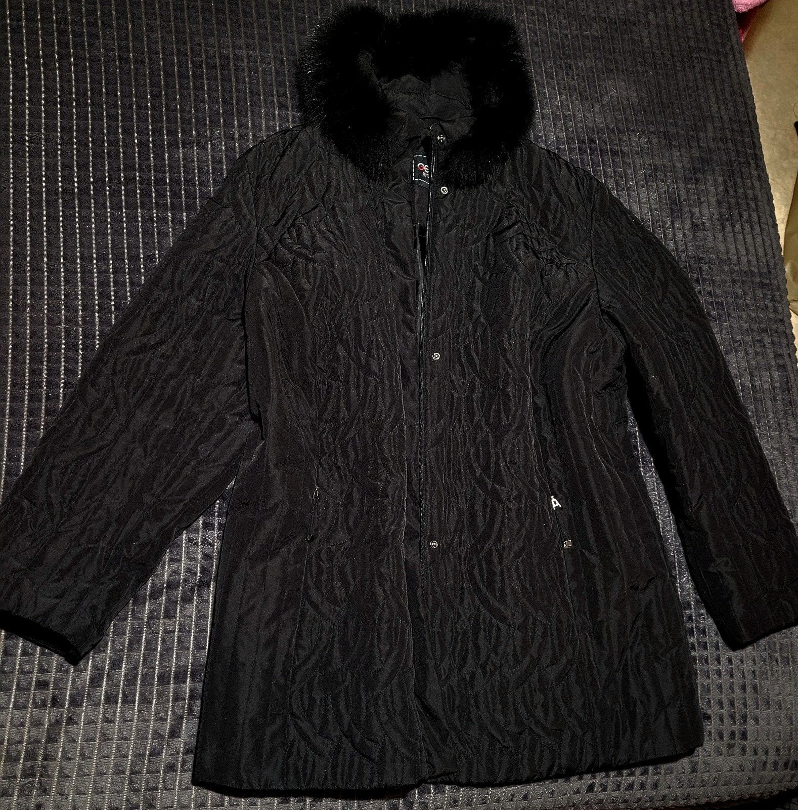 Gelco Outdoor Zwarte Gewatteerde Jas met Bontkraag Maat 50, Kleding | Dames, Jassen | Winter, Gelco Outdoor, Zwart, Maat 46/48 (XL) of groter