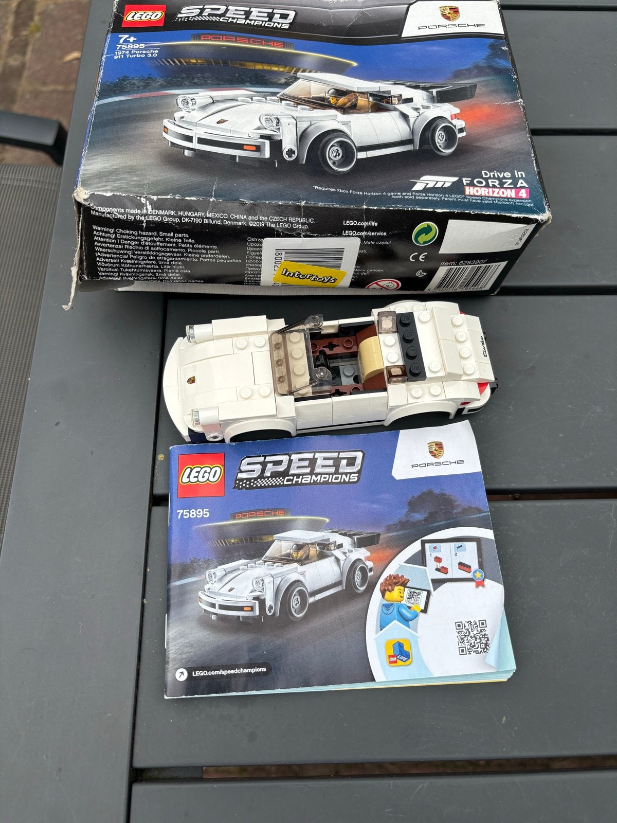 LEGO Speed Champions 75895 Porsche 911 Turbo 3.0 (niet compl, Ophalen, Gebruikt