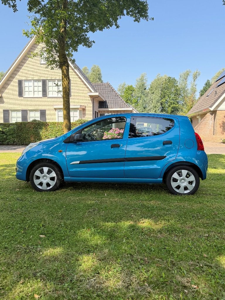 Suzuki Alto 1.0 2012 Blauw, Auto's, Voorwielaandrijving, Stof, Origineel Nederlands, Handgeschakeld