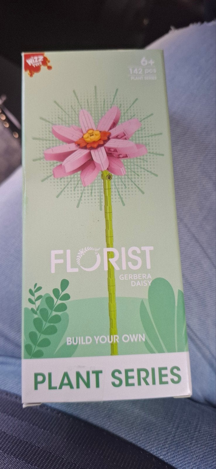 Wizz Toys Bloemenbouwset - Gerbera Daisy (142 stuks), Ophalen, Nieuw, Overige merken
