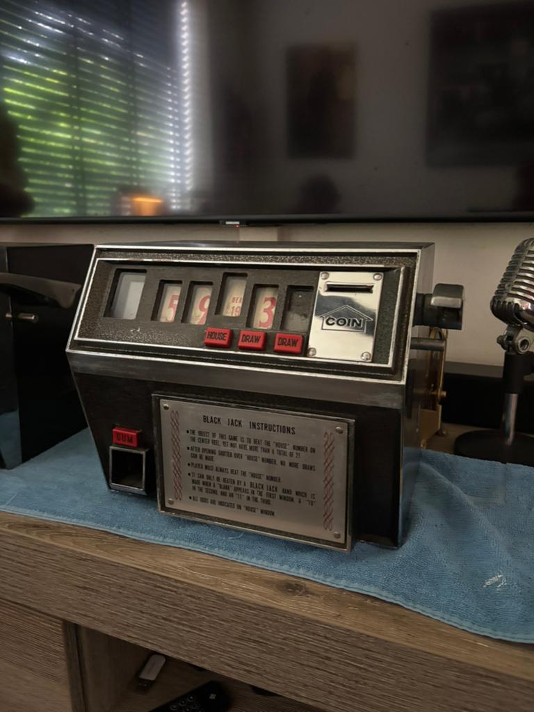Sega Clover Bell bar gokkastjes, Verzamelen, Automaten | Gokkasten en Fruitautomaten, Euro, Ophalen of Verzenden, Zo goed als nieuw