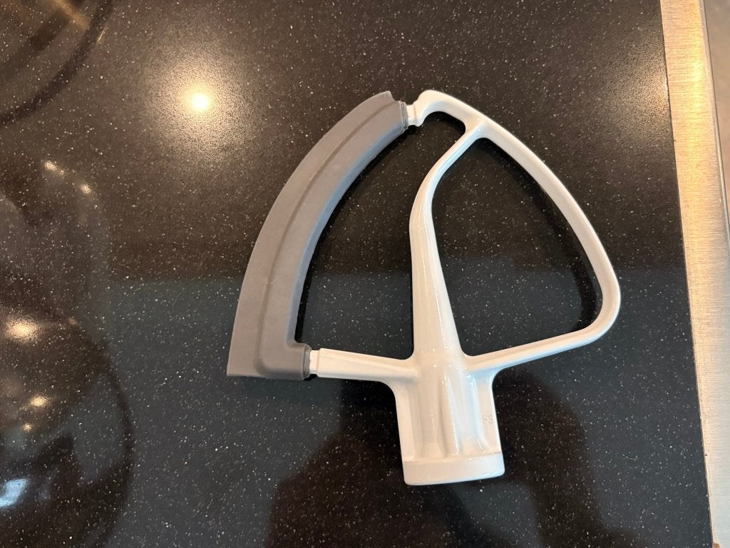 KITCHENAID PLATTE MENGHAAK MET FLEXIBELE RAND, Witgoed en Apparatuur, Keukenmixers, 4 liter of meer, Ophalen of Verzenden, Zo goed als nieuw