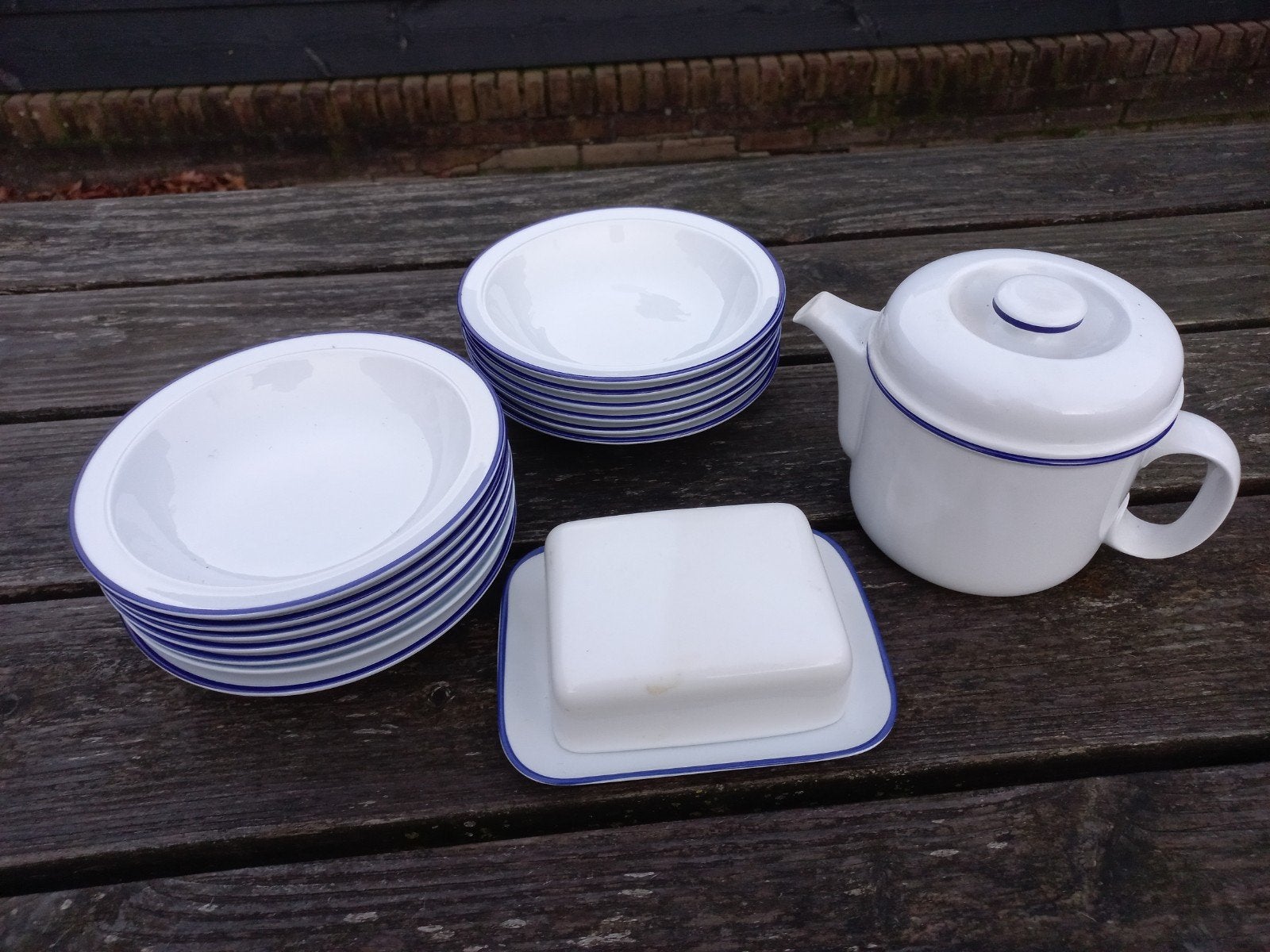 Thomas servies: theekan, botervloot en 12 soepborden, Ophalen of Verzenden