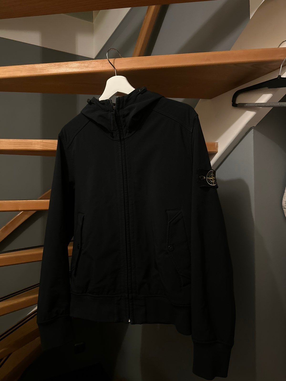 Stone island soft shell m, Ophalen of Verzenden, Zo goed als nieuw, Zwart