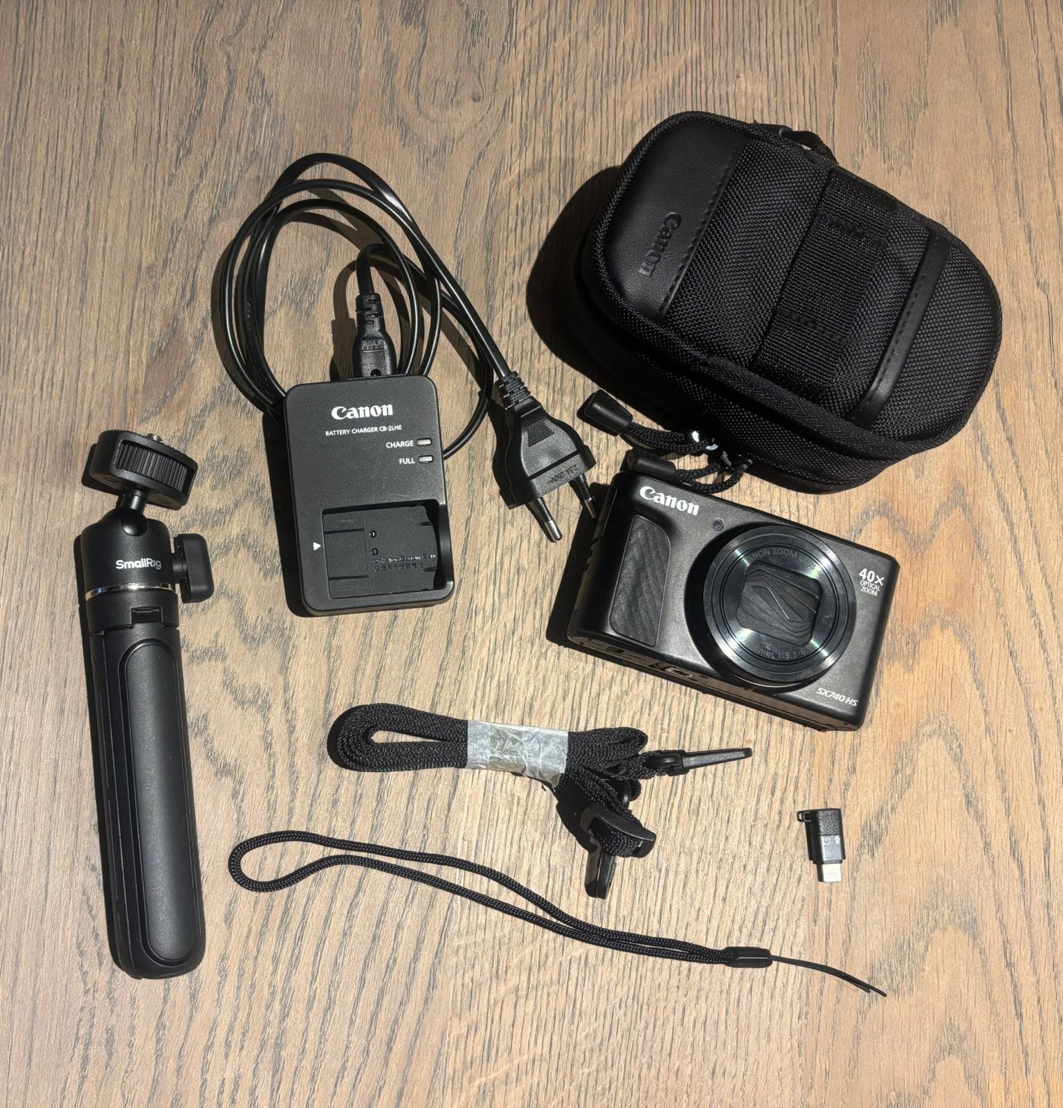 Canon PowerShot SX740HS Lite travel kit, Ophalen, Canon, Beeldstabilisatie, Zo goed als nieuw