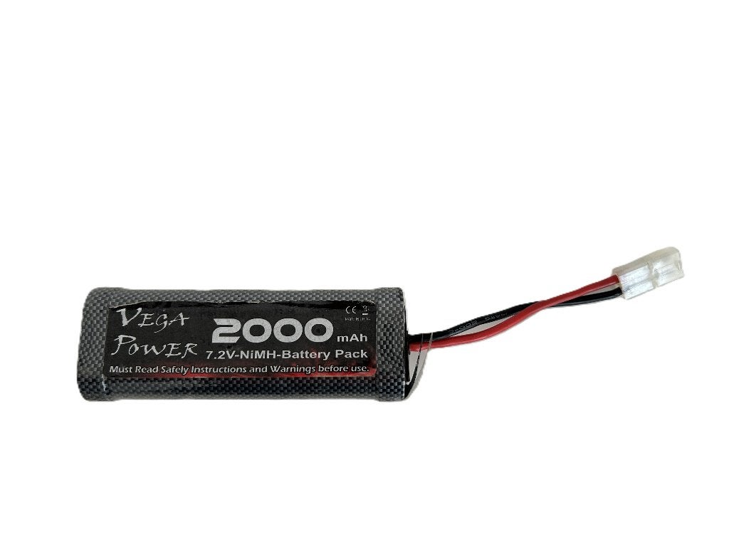 2000 mah accu 7.2v 1/10 rc auto, Verzenden, Gebruikt, Overige schalen, Auto offroad