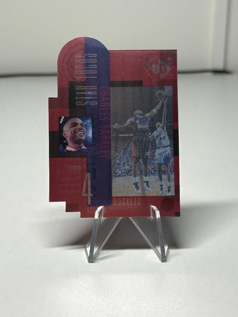 Upper Deck die cut Charles Barkley Houston Rockets kaart, Ophalen of Verzenden, Zo goed als nieuw, Plaatje