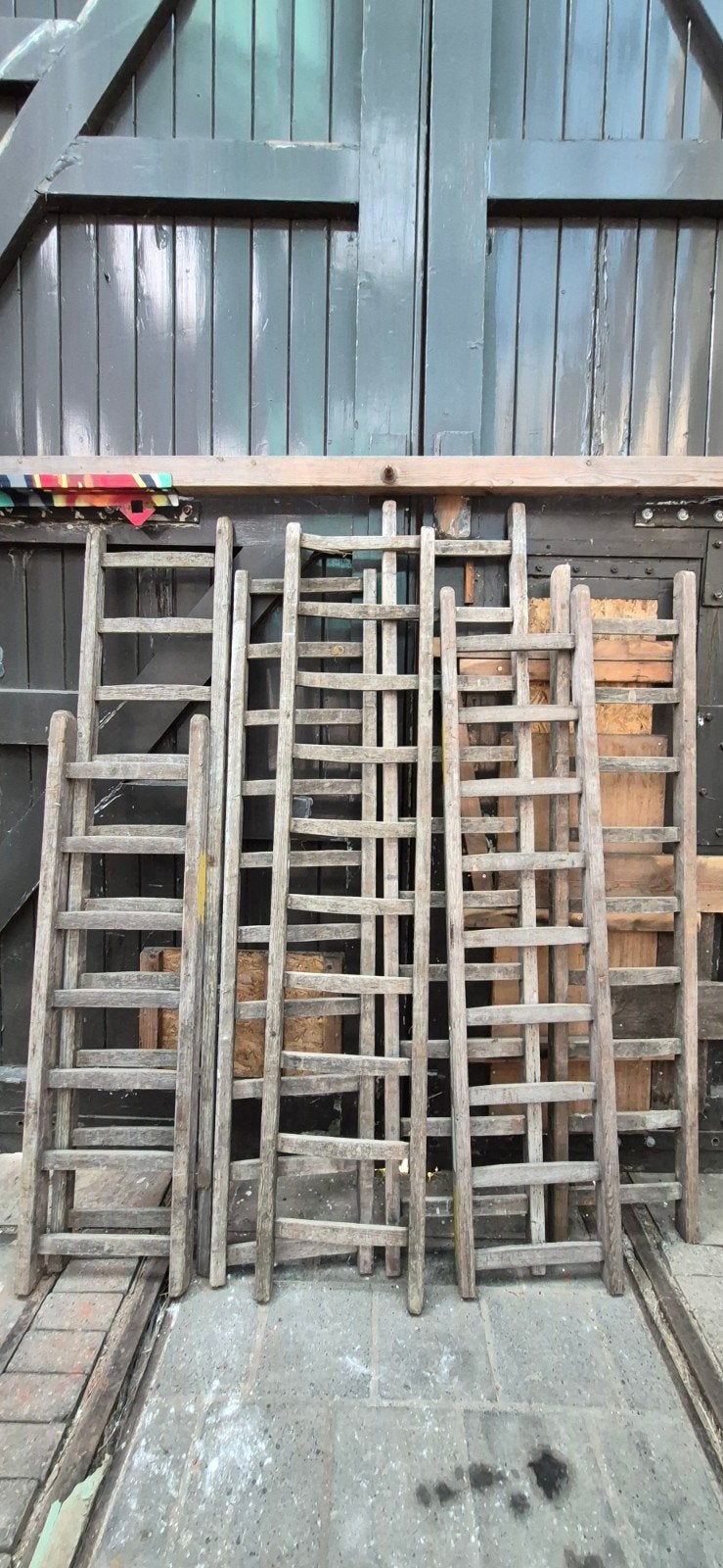 Houten ladders - 7 stuks, ook los te koop, Ophalen, Minder dan 2 meter
