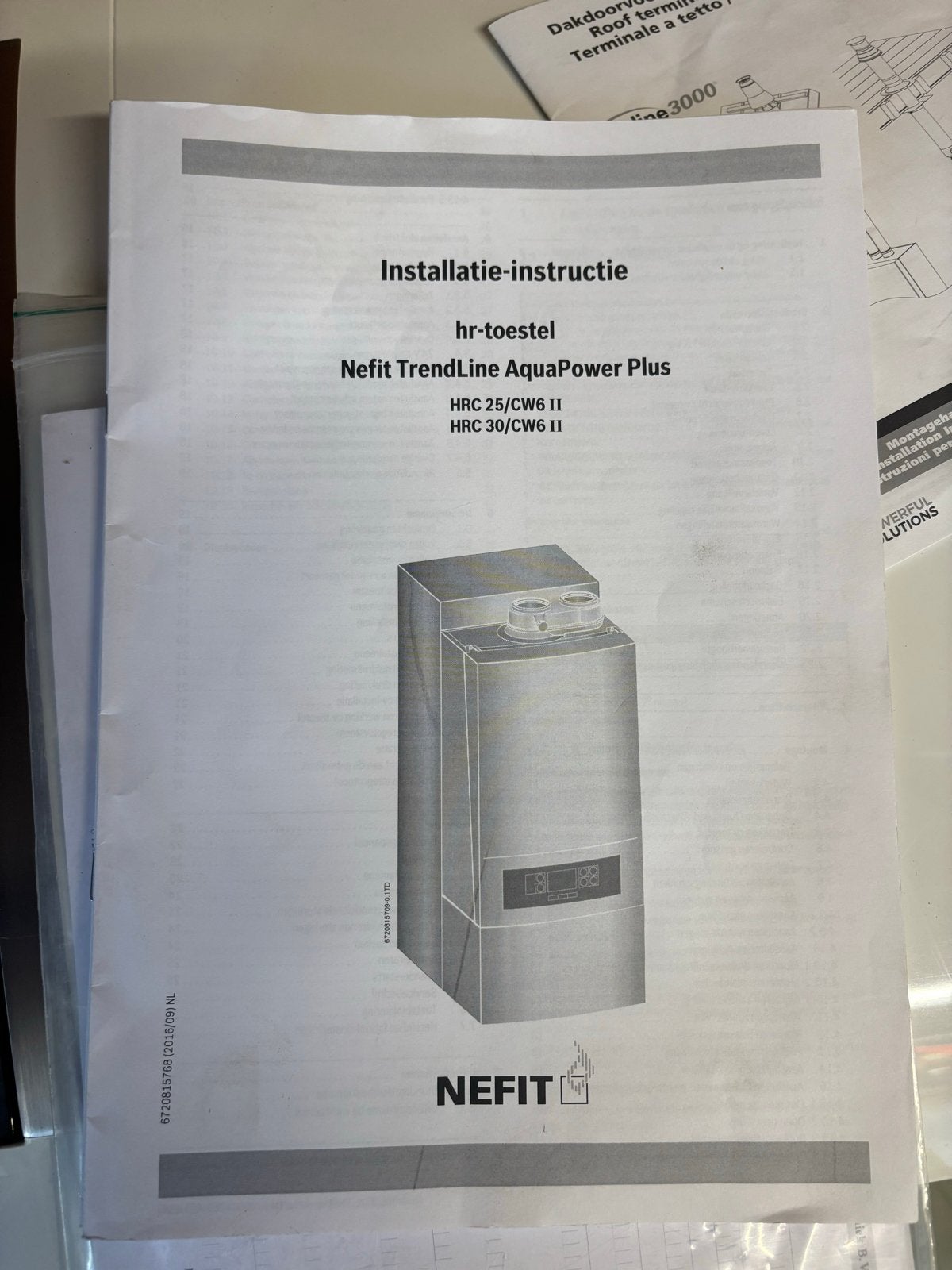 Nefit TrendLine AquaPower Plus HRC 25/CW6 II CV-ketel, Ophalen of Verzenden, Gebruikt