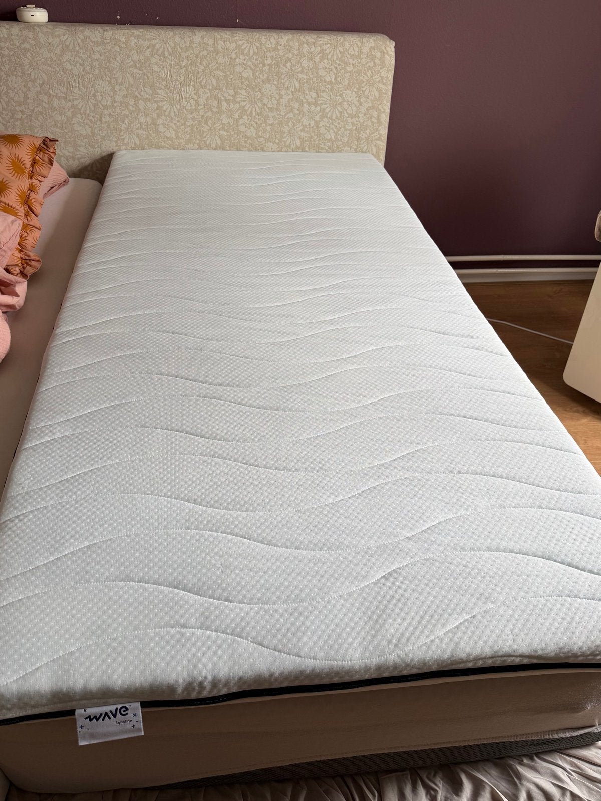 2x Mline Wave topmatras - Zo goed als nieuw, Huis en Inrichting, Slaapkamer | Matrassen en Bedbodems, Ophalen, Zo goed als nieuw