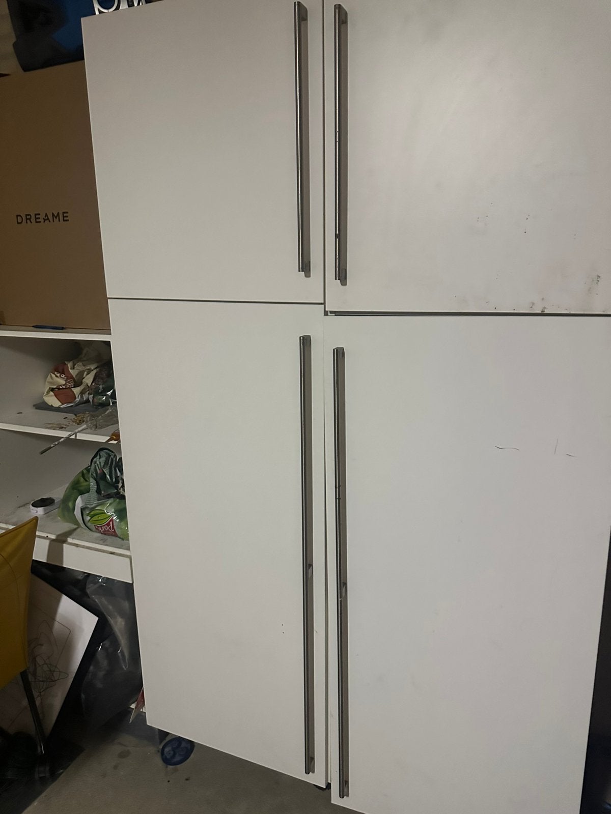 Keukenkast, Huis en Inrichting, Ophalen, Gebruikt, 100 tot 150 cm, Wit