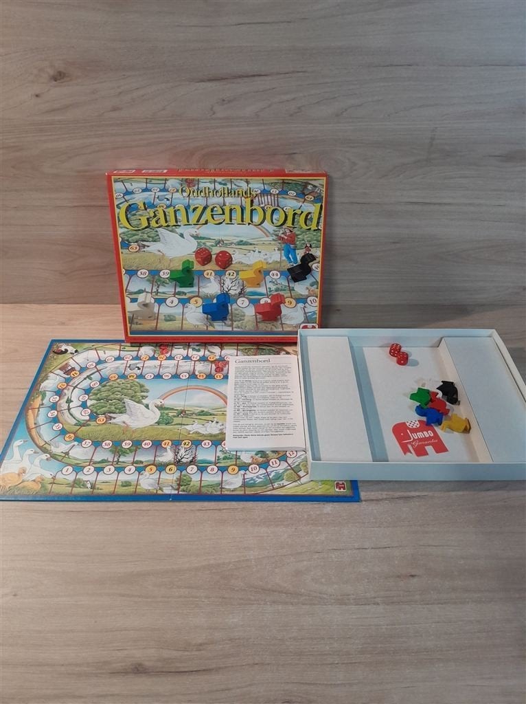 Oud hollands ganzenbord - s6216, Verzenden, Zo goed als nieuw