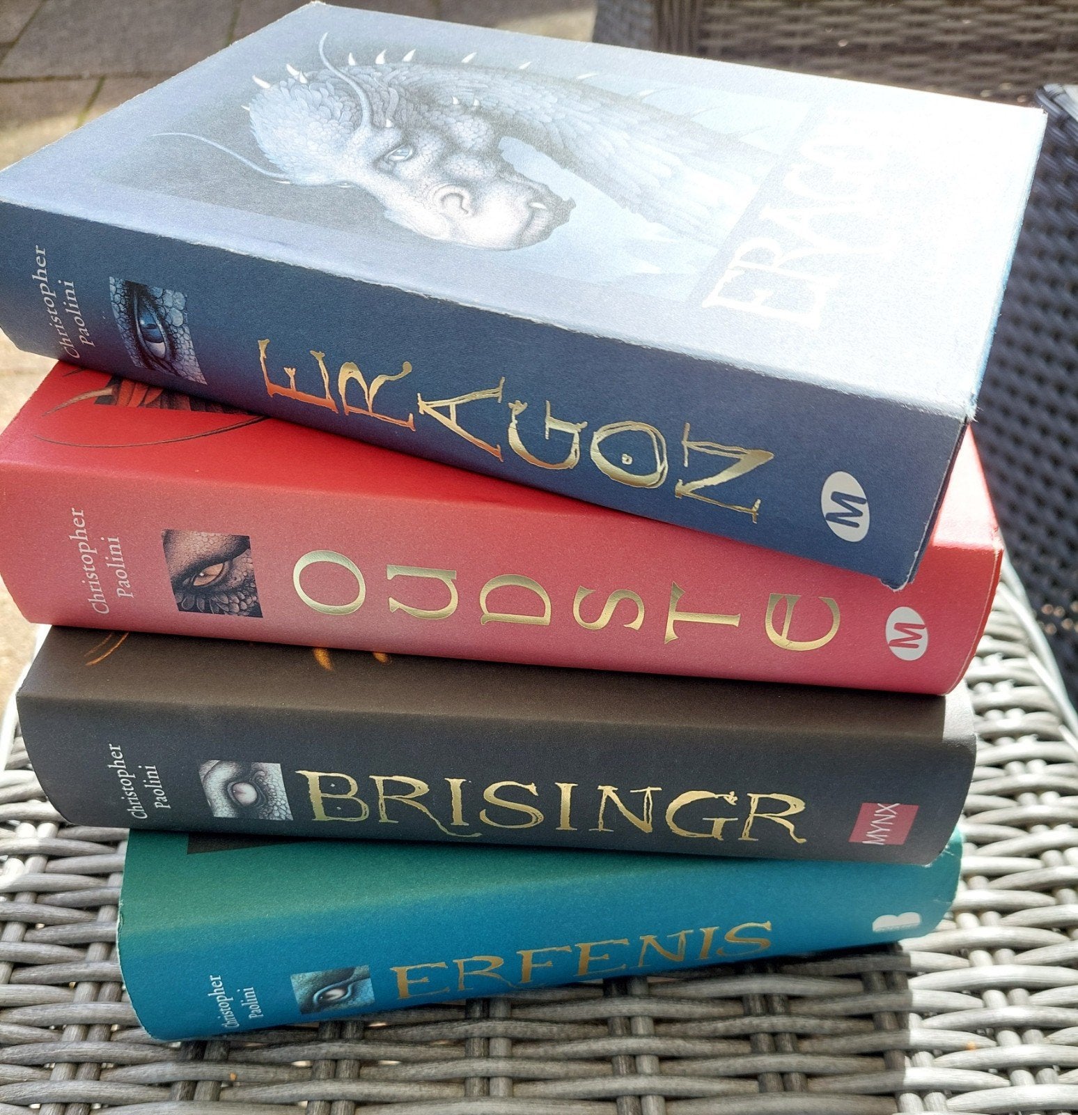 Eragon, Oudste, Brisingr, Erfenis - Complete serie, Ophalen of Verzenden, Zo goed als nieuw, Christopher Paolini