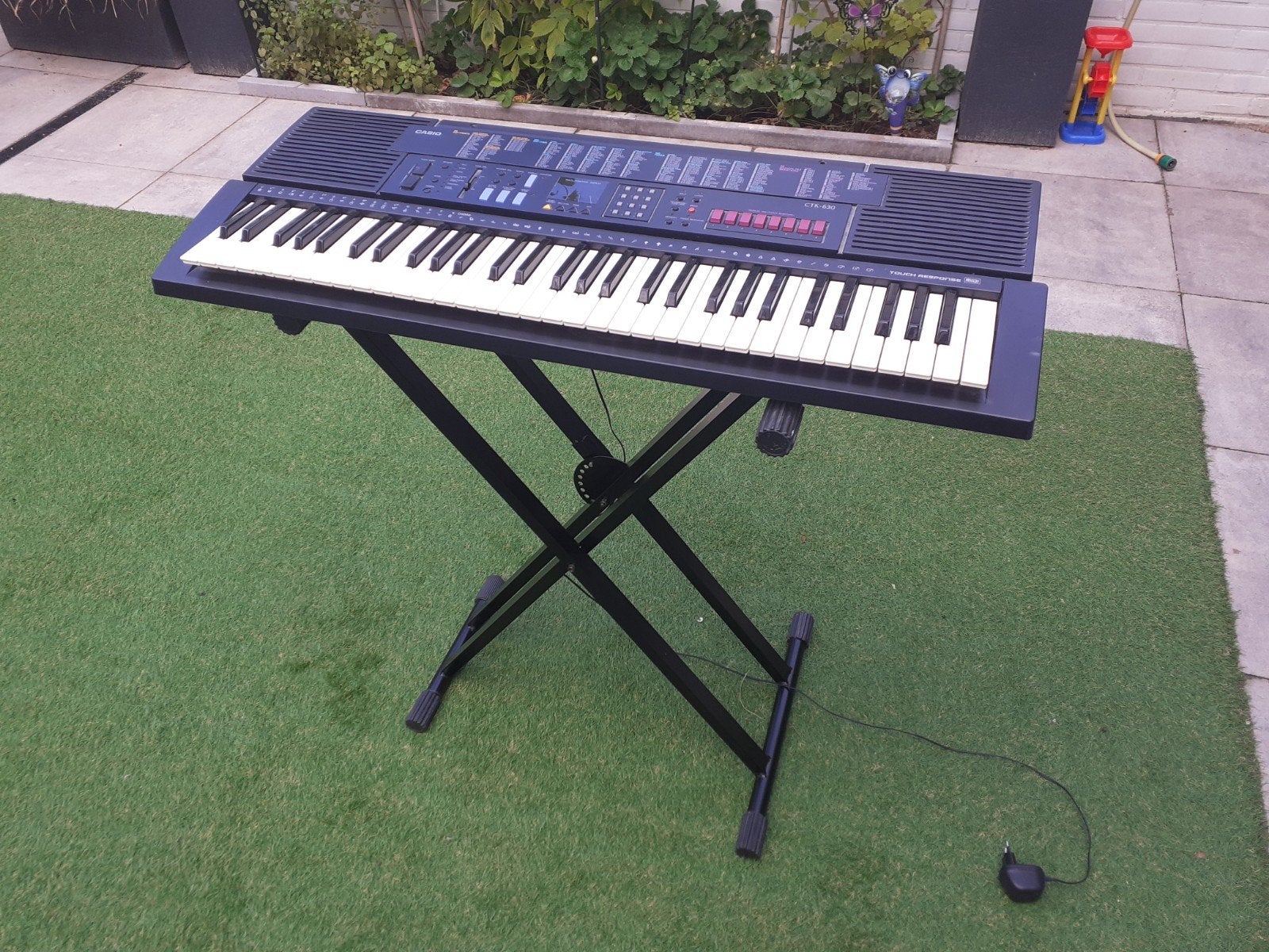 Casio CTK-630 Keyboard met standaard, Muziek en Instrumenten, Keyboards, Ophalen, Gebruikt