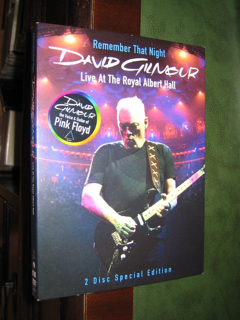 DVD David Gilmour – Remember that Night - , Cd's en Dvd's, Alle leeftijden, Ophalen of Verzenden, Zo goed als nieuw