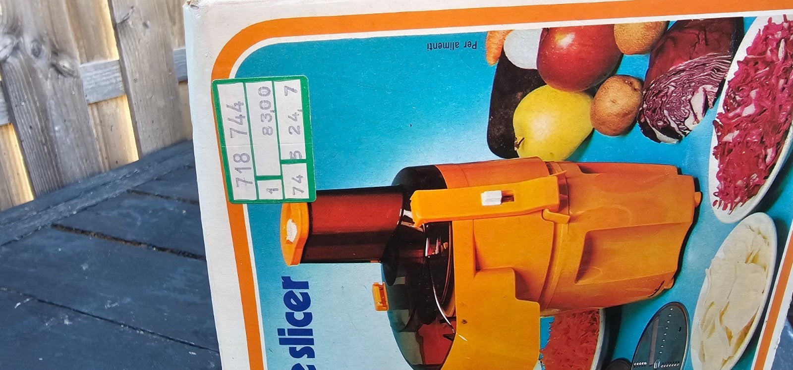 Groentesnijder,van moulinex uit de 70 jaren,vintage., Eén persoon