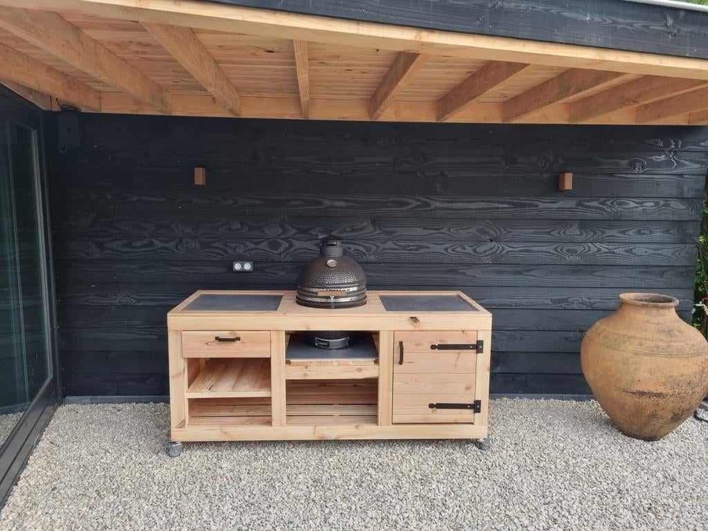 Buitenkeuken, barbecue meubel,kamado,greenegg, Tuin en Terras, Buitenkeukens, Ophalen of Verzenden, Nieuw, Houtskool