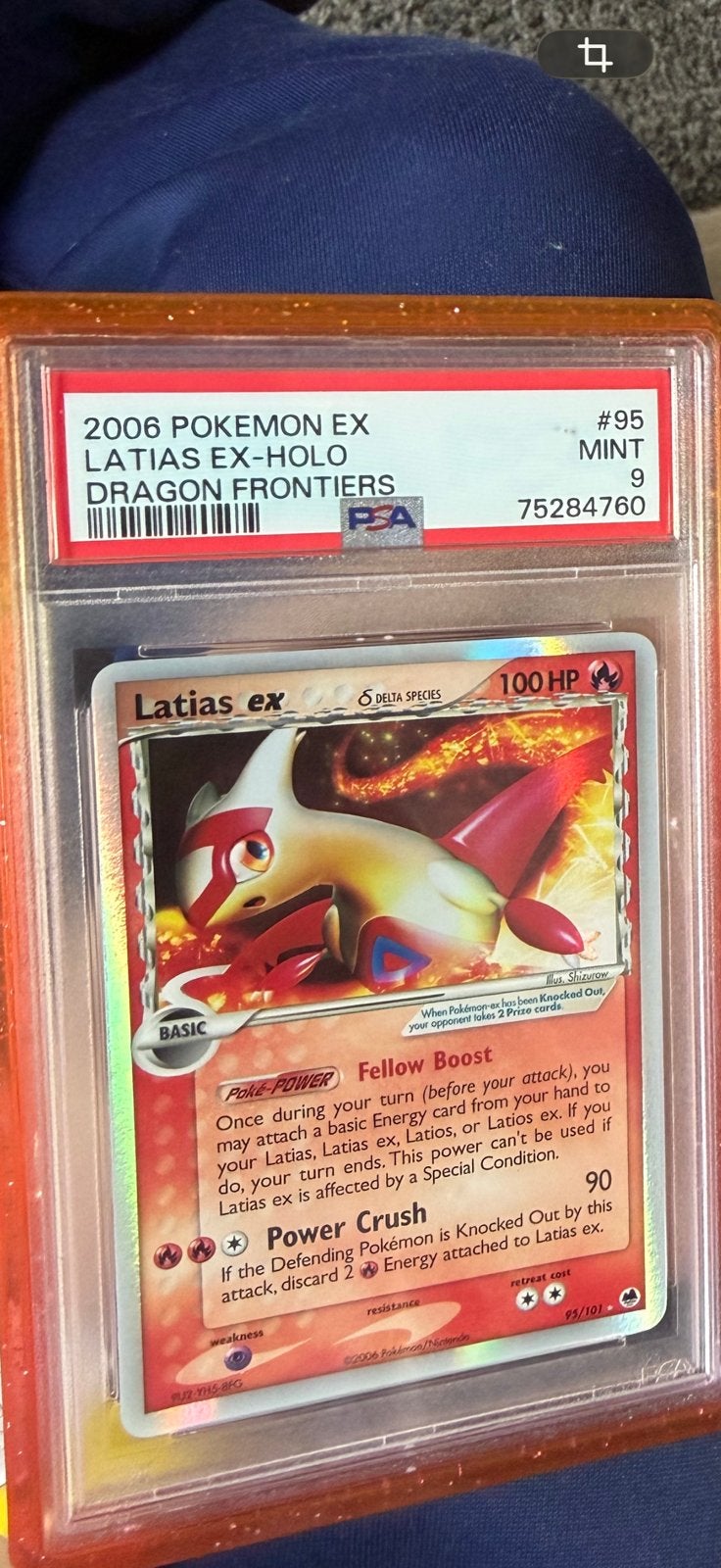 Latias dragon frontiers psa 9, Ophalen of Verzenden, Zo goed als nieuw