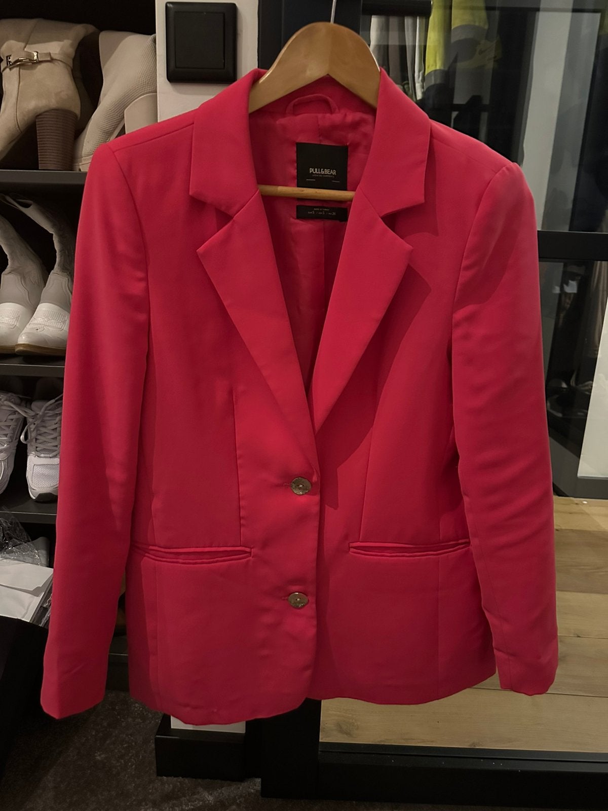 Pull&bear blazer roze maat S, Kleding | Dames, Nieuw, Ophalen of Verzenden, Jasje, Roze