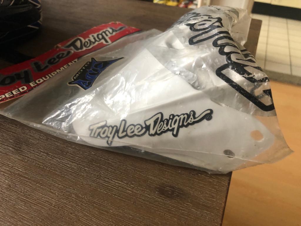 Troy Lee Designs visor / helmklep wit, Ophalen of Verzenden, Nieuw met kaartje, Offroadhelm, Overige merken