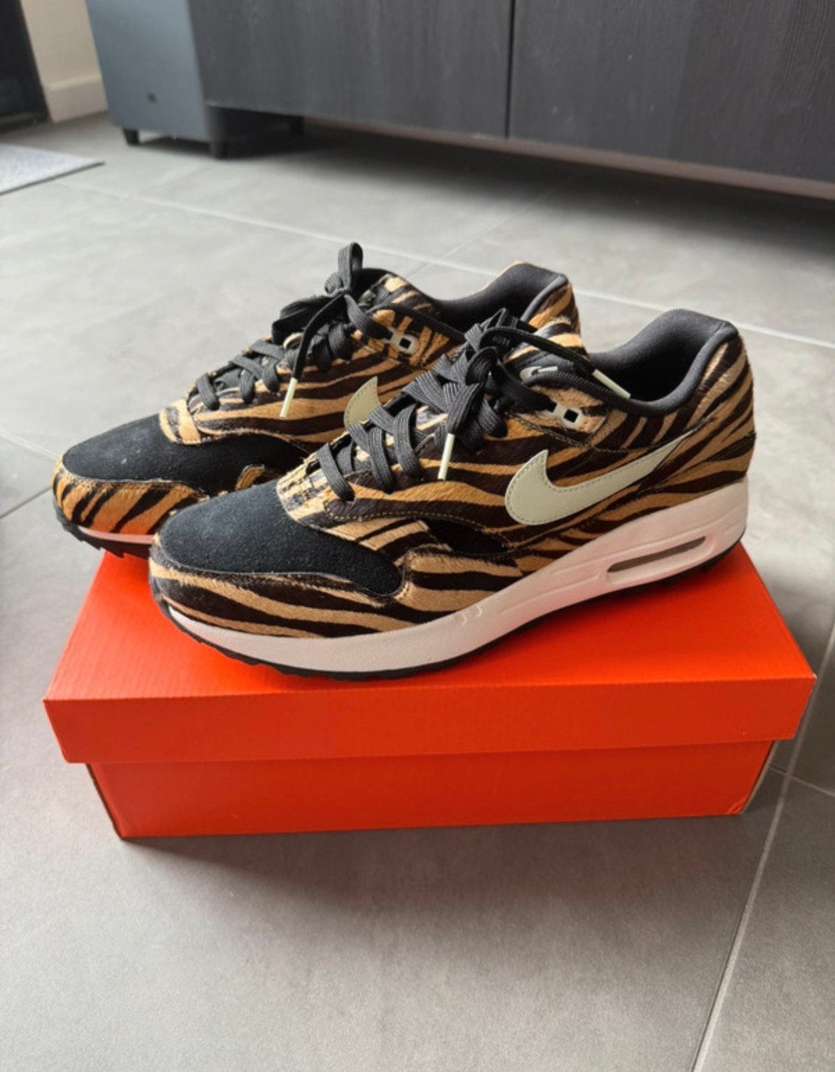 Nike Air Max 1 Golf Nrg Tiger 44, Kleding | Heren, Schoenen, Overige kleuren, Nieuw, Ophalen of Verzenden, Sneakers of Gympen